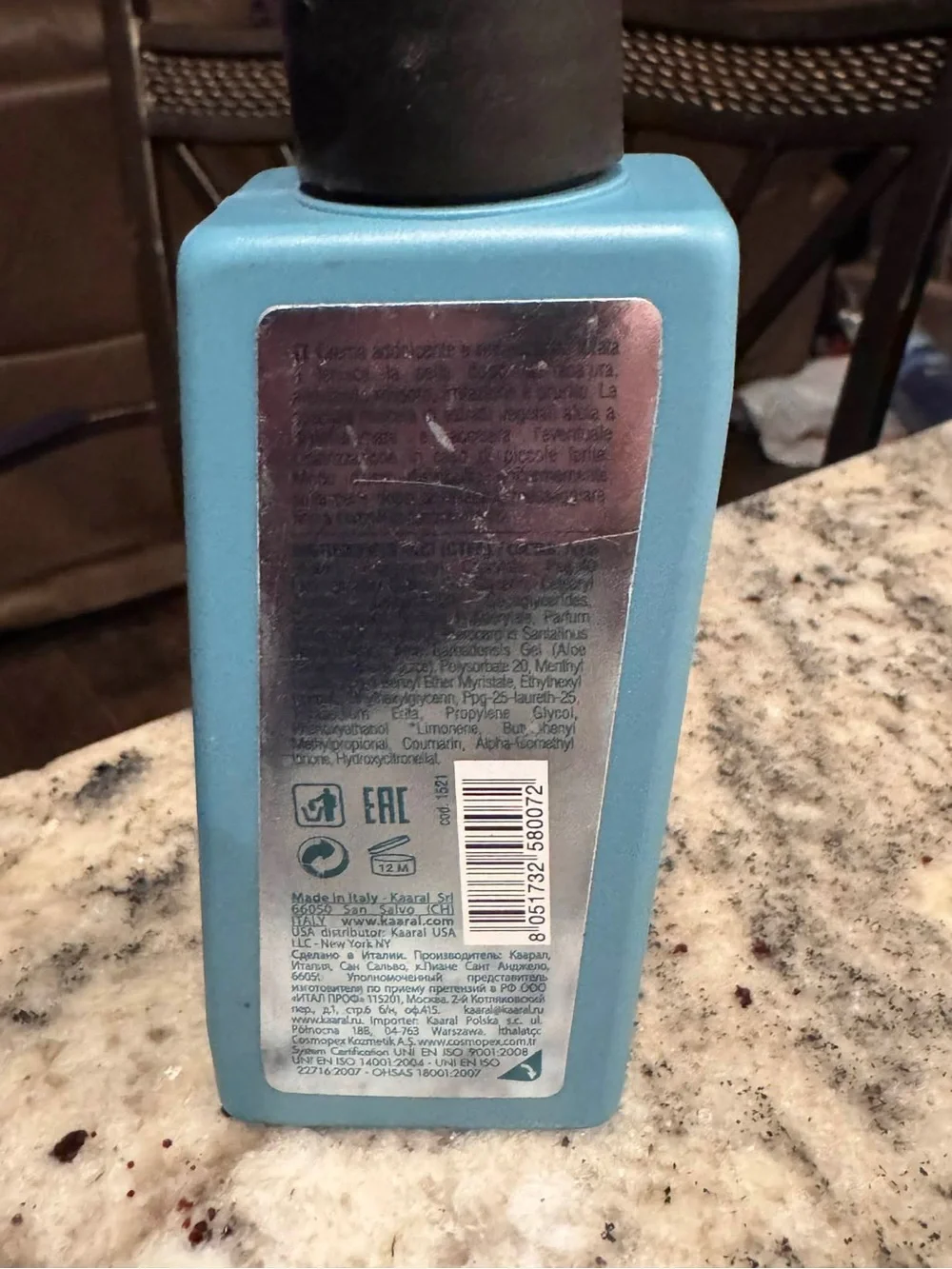 Lenitive After Shave Cream — Blue
